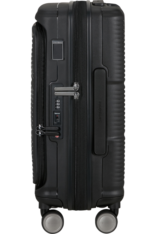 Valise cabine 4 roues - Paralux 55cm Extensible - Black