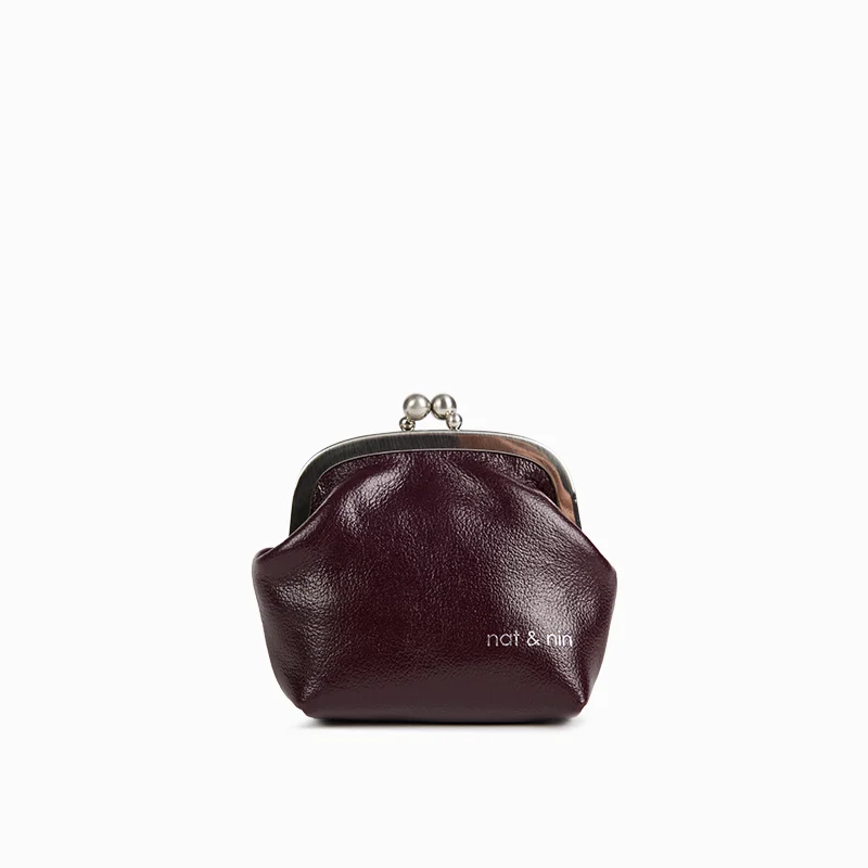 Porte monnaie - Mini Bibi Aubergine