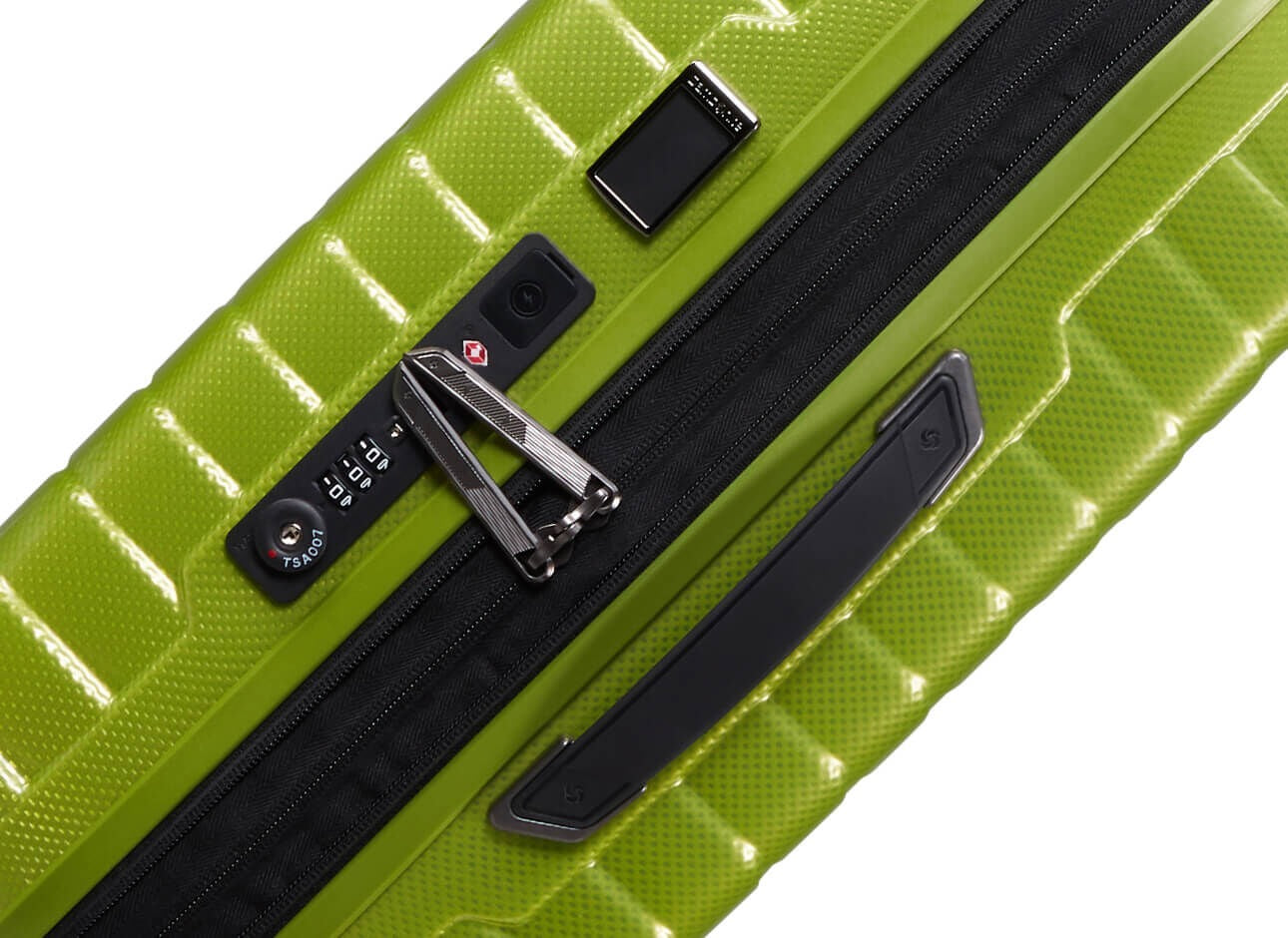 Valise Proxis 4 roues 55 Slim - Lime - Extensible