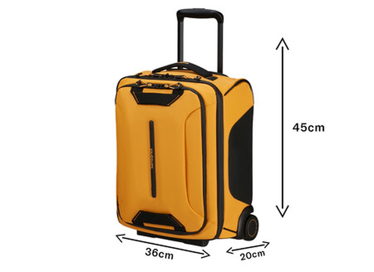 Sac de voyage à roulettes 45cm - Yellow