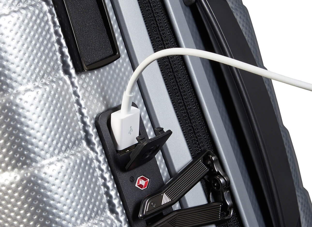 Valise Proxis 4 roues 55 Slim - Silver - Extensible