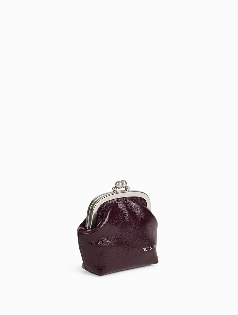 Porte monnaie - Mini Bibi Aubergine