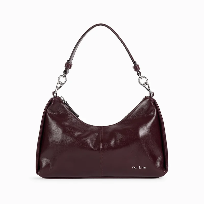 Sac Baguette - Réjina Aubergine