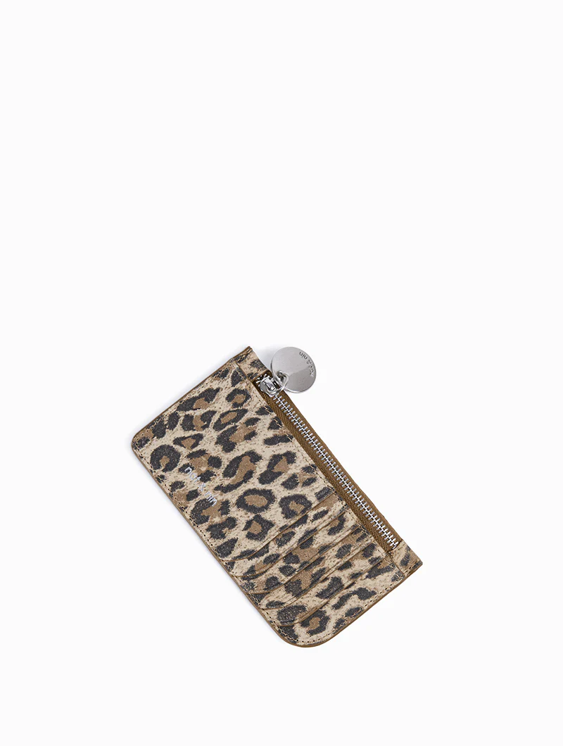 Porte cartes - Alix Léopard Beige