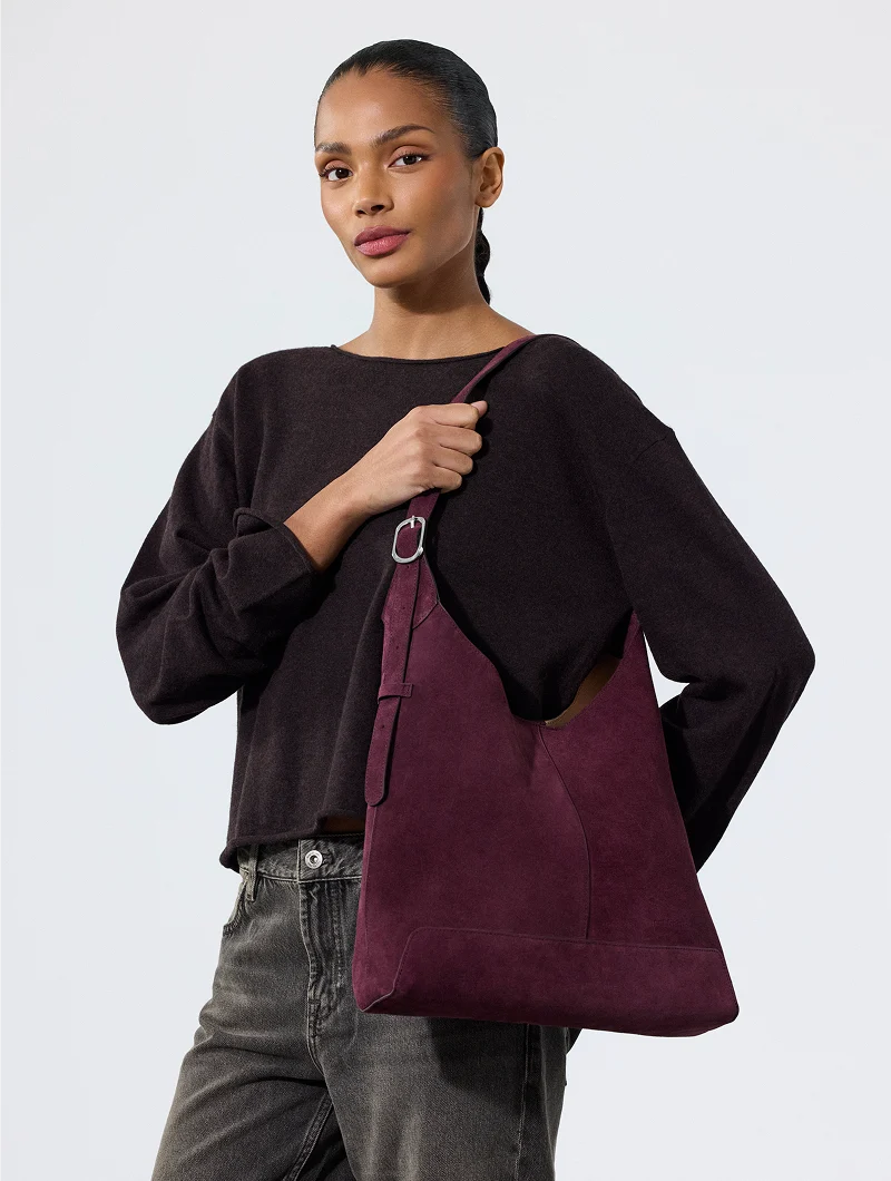 Sac Porté épaule - Donna Aubergine