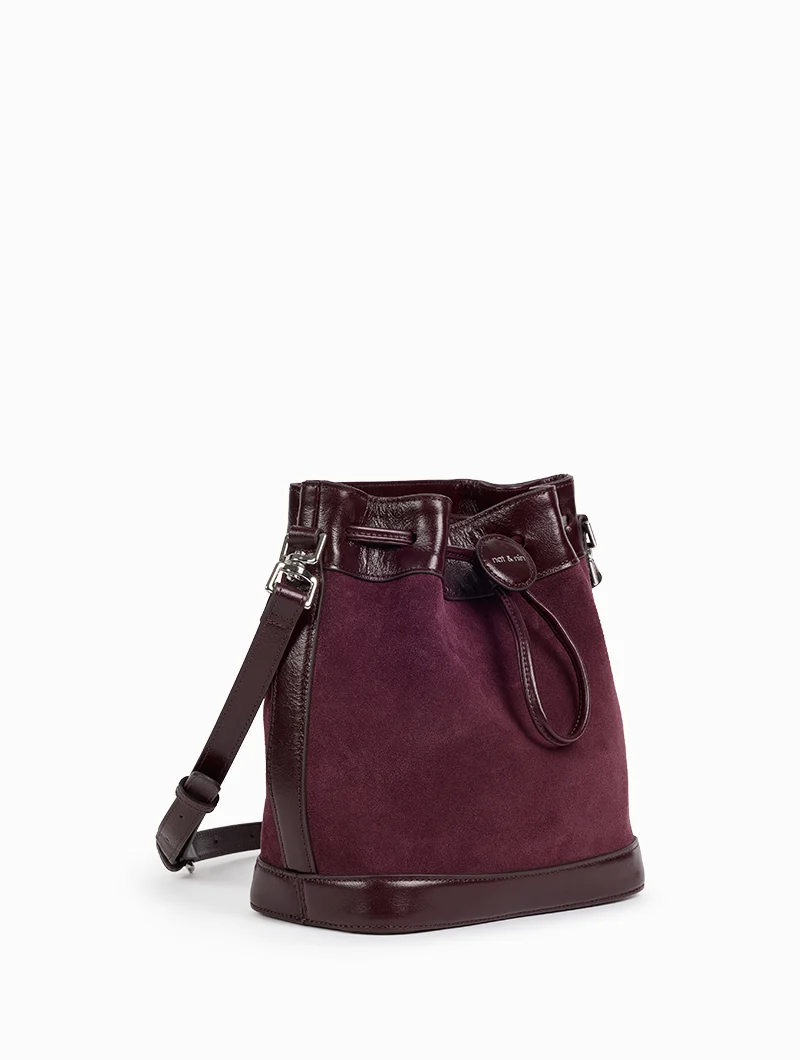 Sac seau - Norah Aubergine