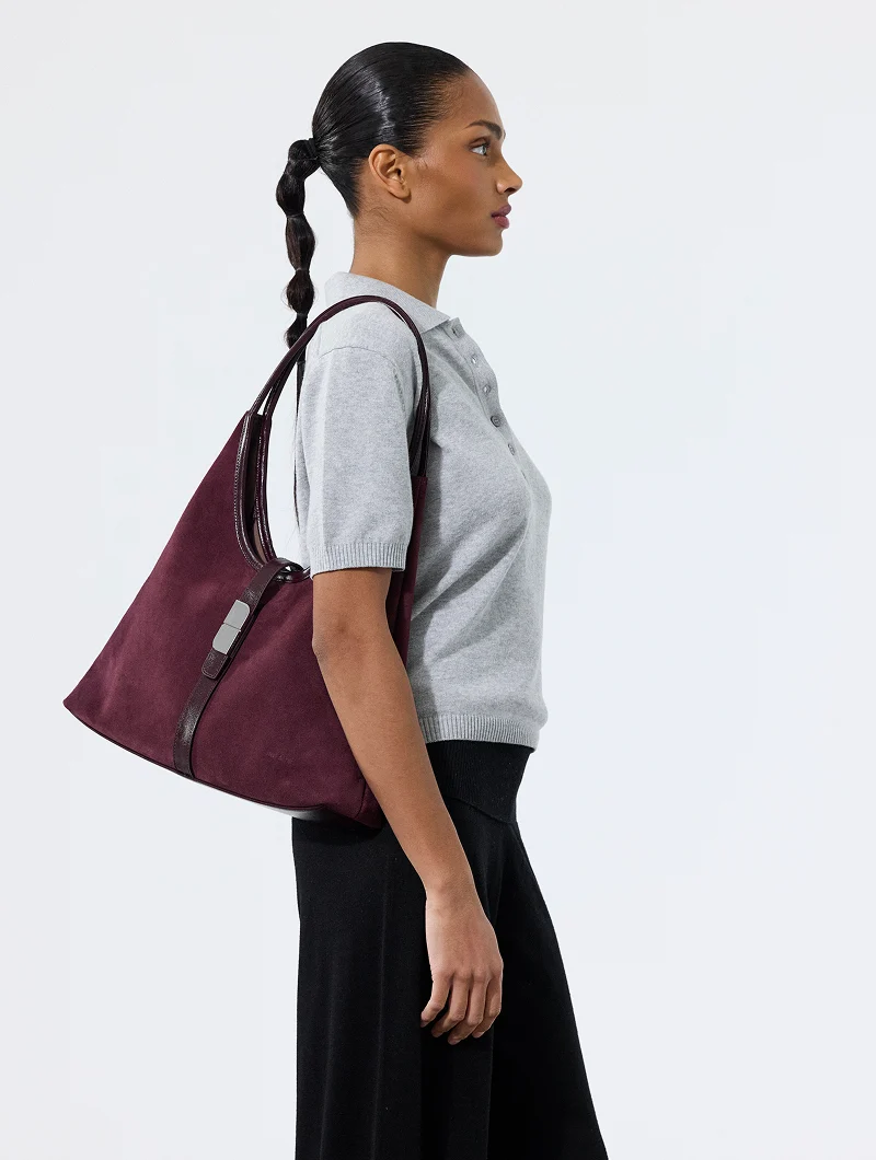 Sac Porté épaule - Roméo Aubergine
