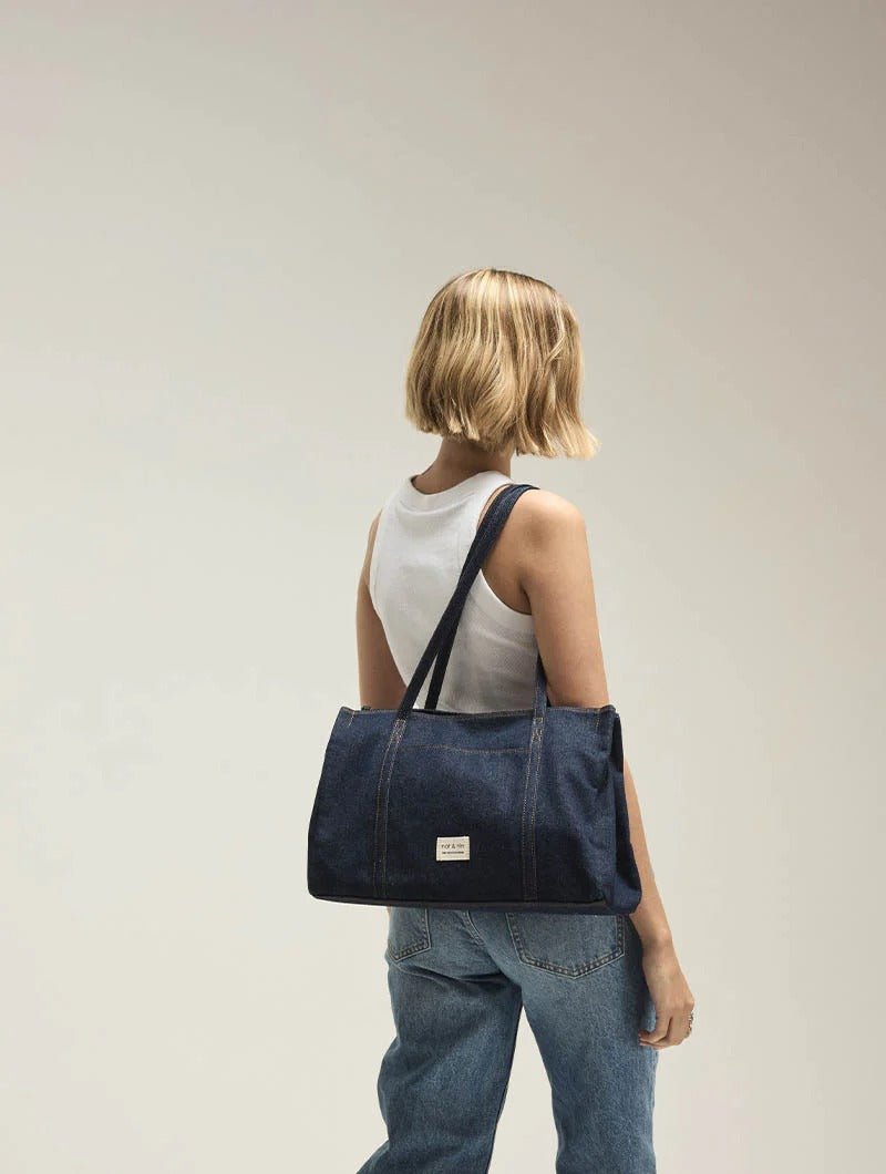 Sac Cabas - Liam Denim Brut