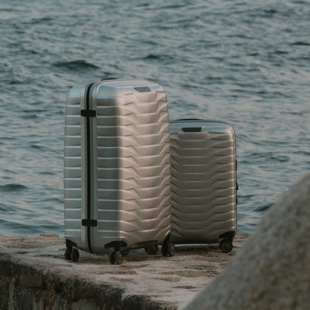 Valise Proxis 4 roues 55 Slim - Silver - Extensible