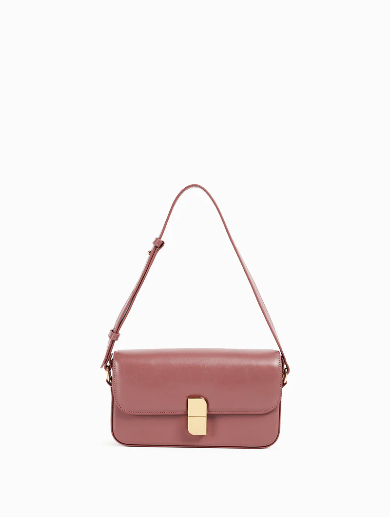 Sac baguette - Alice Small Bois de rose