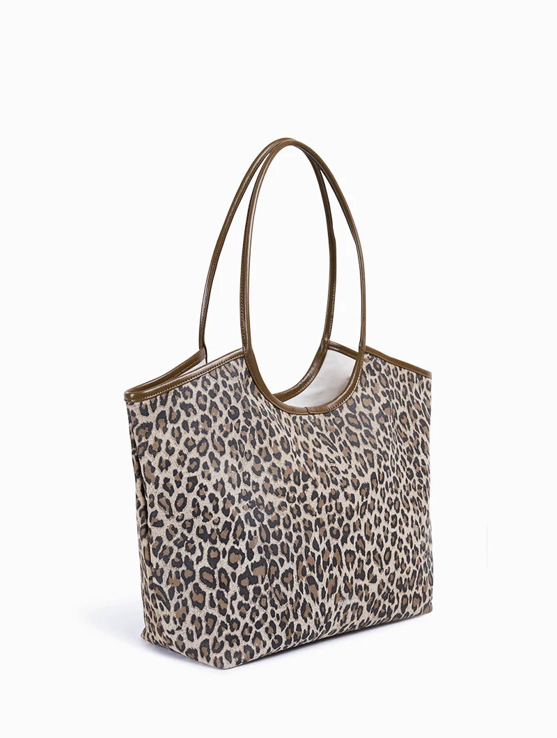 Sac Cabas - Milan Léopard Beige