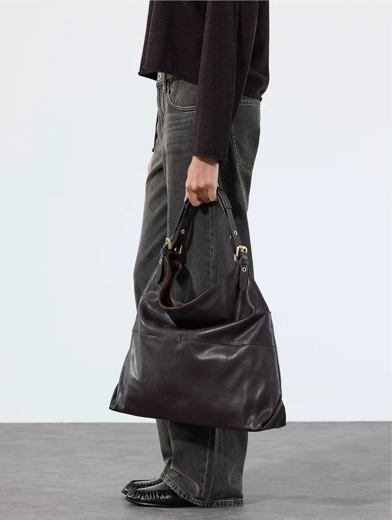 Sac Porté épaule - Athéna Ébène
