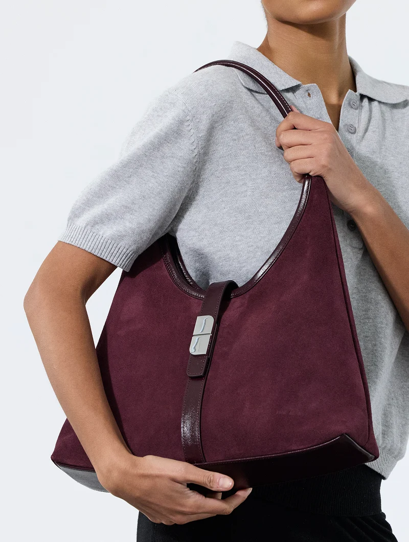 Sac Porté épaule - Roméo Aubergine