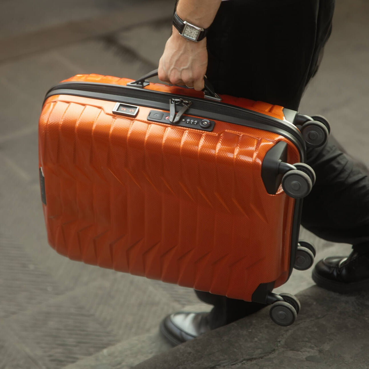 Valise Proxis 4 roues 55 Slim - Flame - Extensible