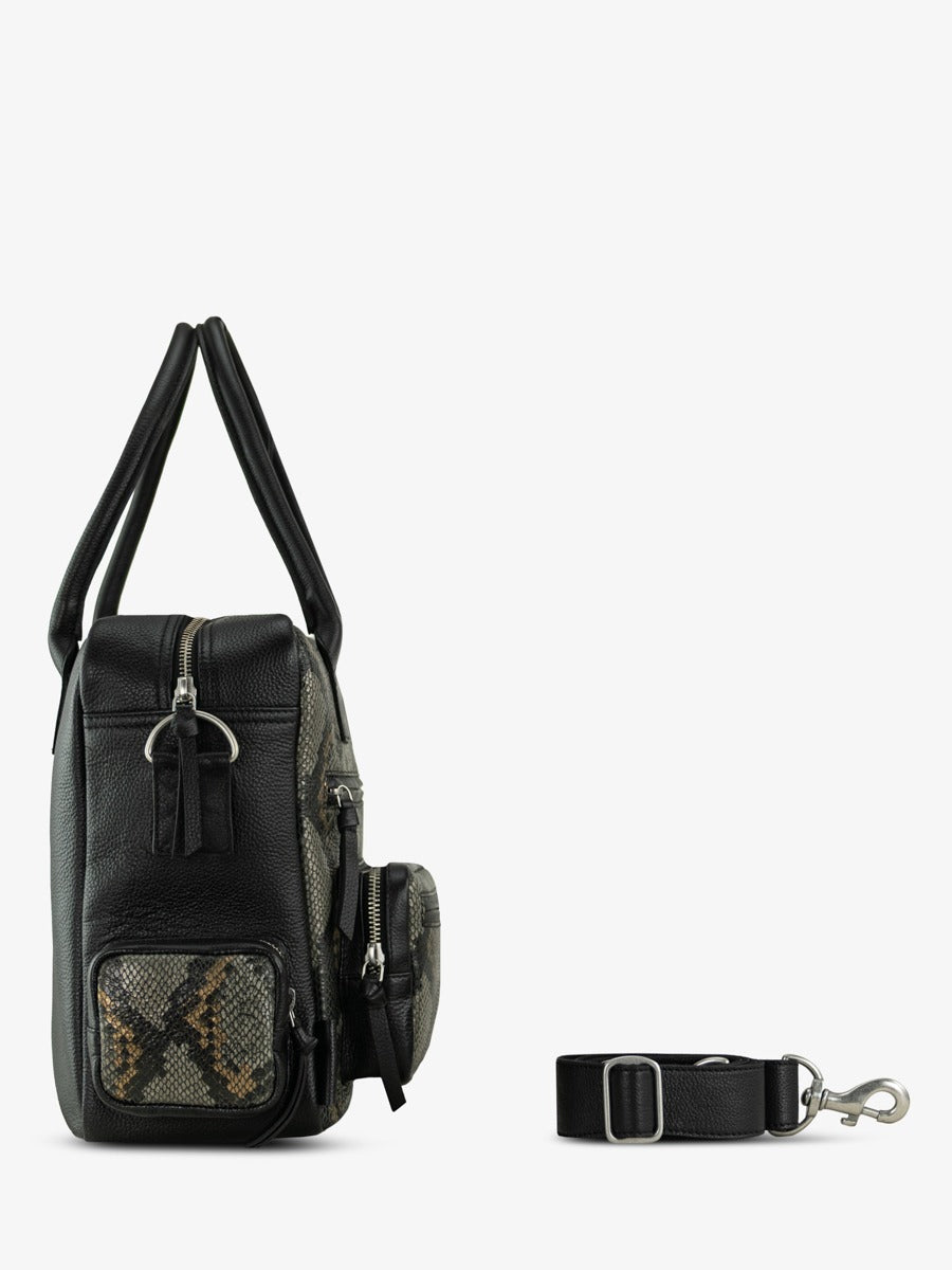 Sac à main - LeDandy 90'S - Python Gris