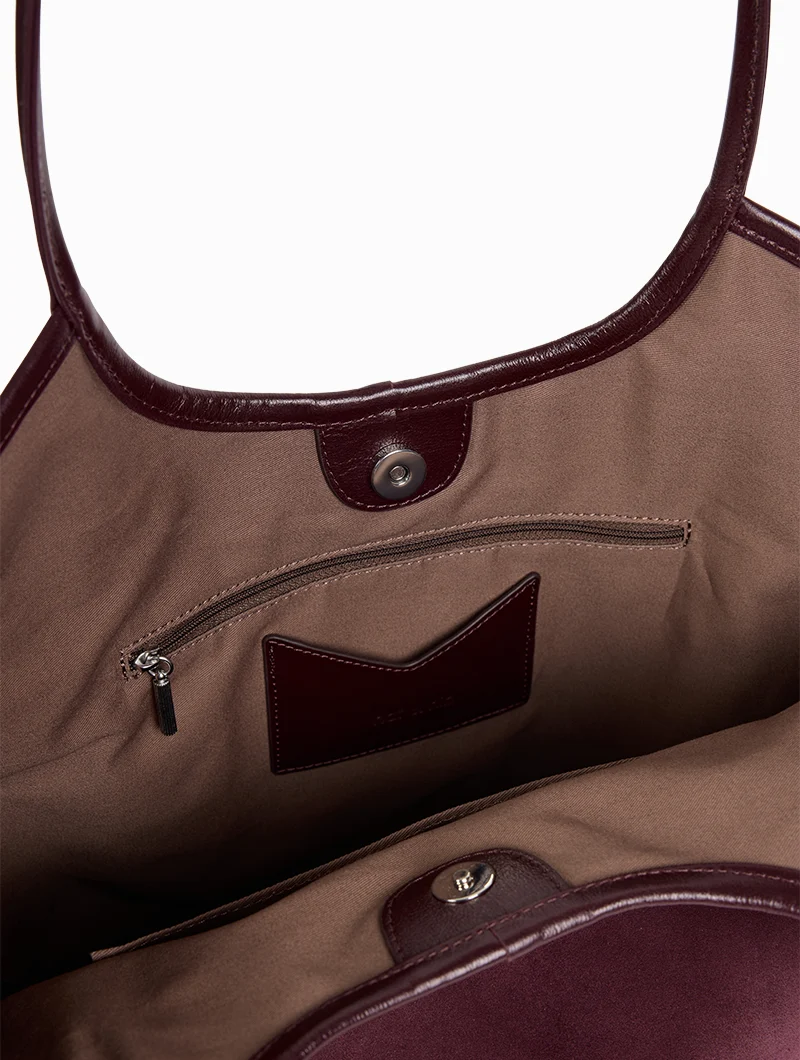 Sac Cabas - Milan Aubergine