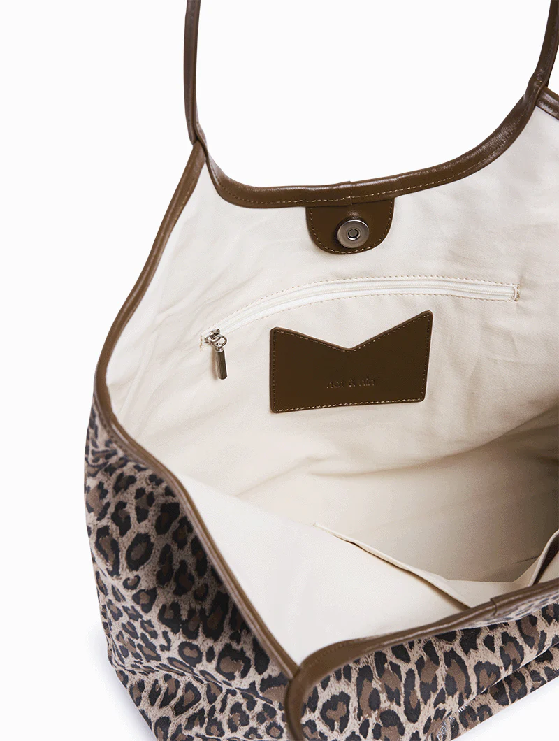 Sac Cabas - Milan Léopard Beige