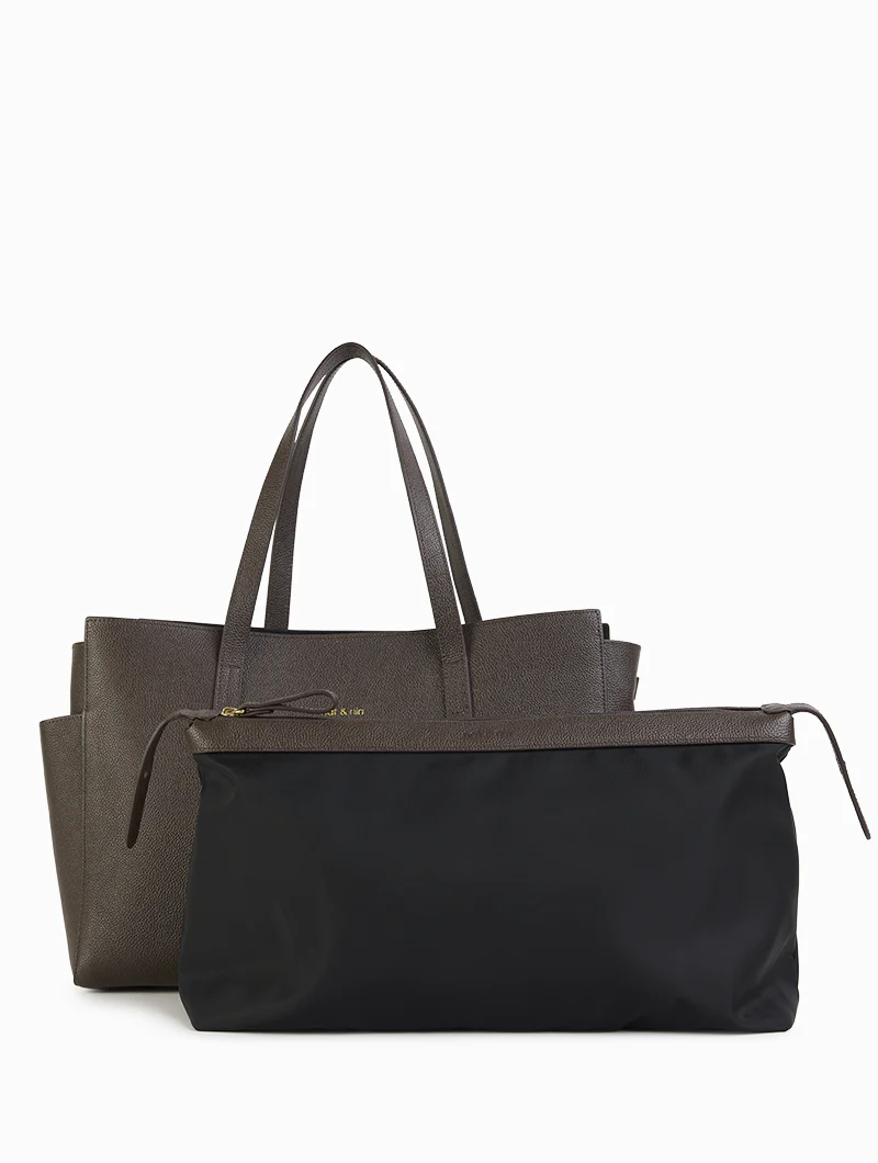 Sac Cabas - Dakota Ébène grainé