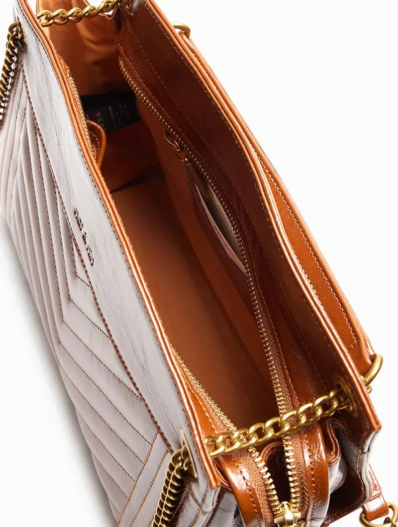 Sac bandoulière - Simone Cognac