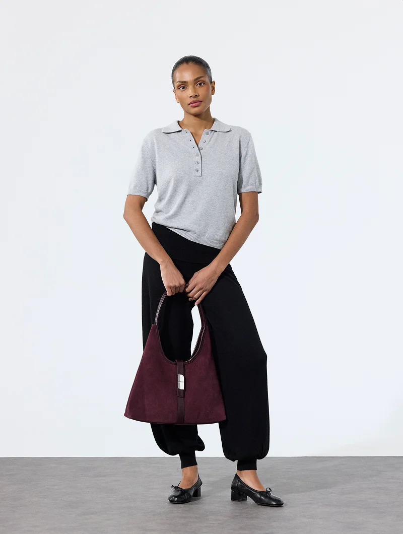 Sac Porté épaule - Roméo Aubergine