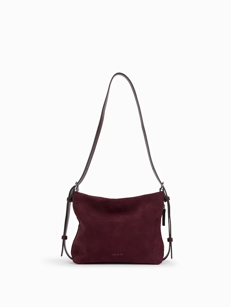 Sac bandoulière - Mini Moreen Aubergine