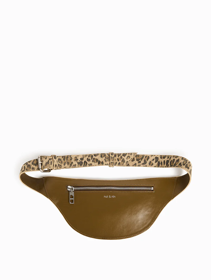 Sac banane - Arizona Léopard Beige