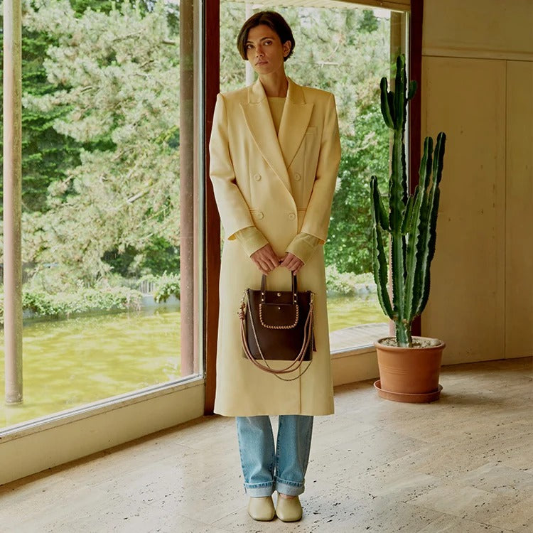 Sac bandoulière / Sac seau - Grand Ame Choco Moka