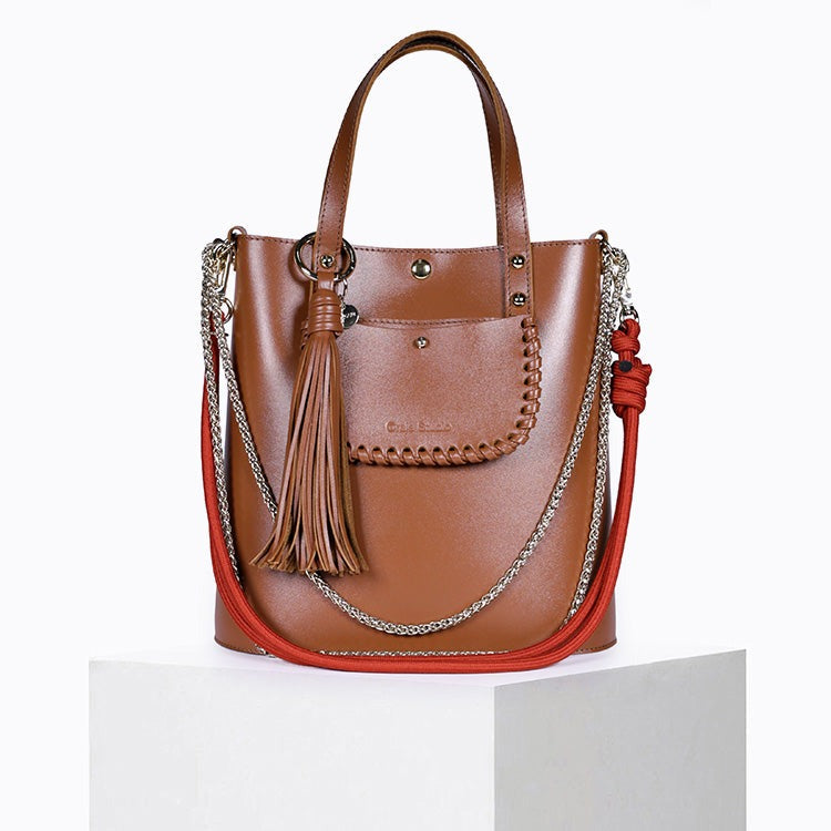 Sac bandoulière / Sac seau - Grand Ame Tan