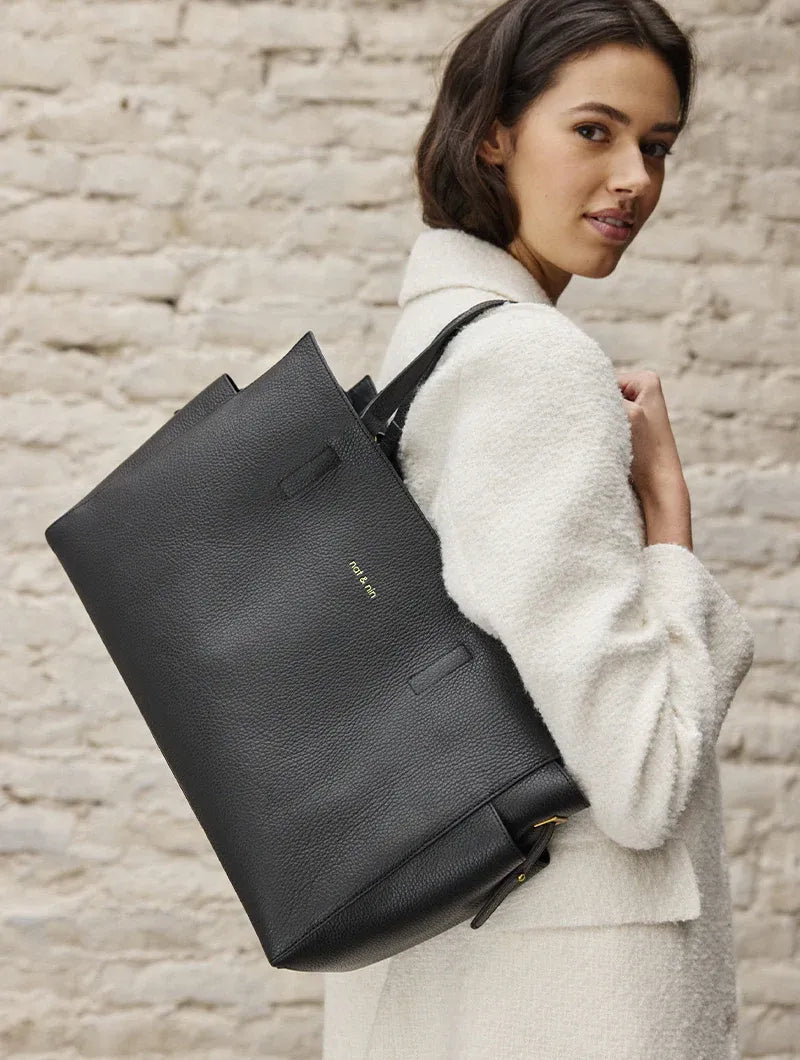Sac Cabas - Dakota Ébène grainé