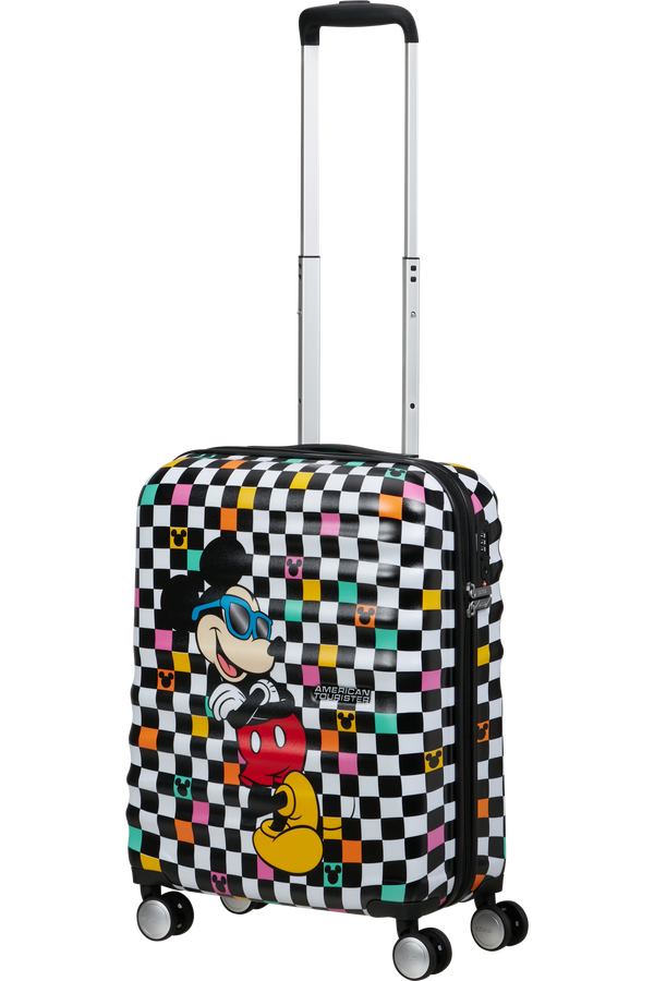 Valise 4 roues- Mickey Check 55cm
