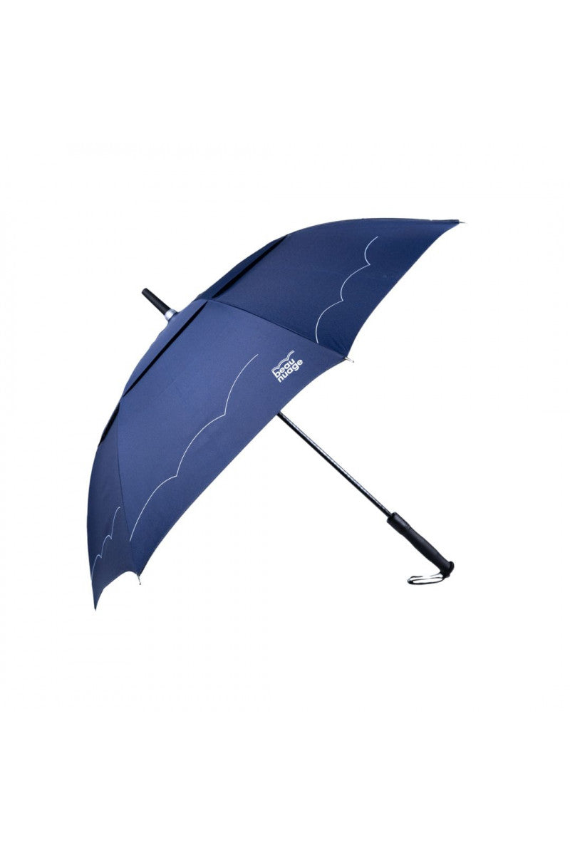 Parapluie - Le Gentleman porté bandoulière bleu minuit