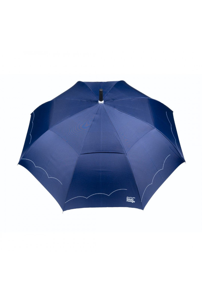 Parapluie - Le Gentleman porté bandoulière bleu minuit