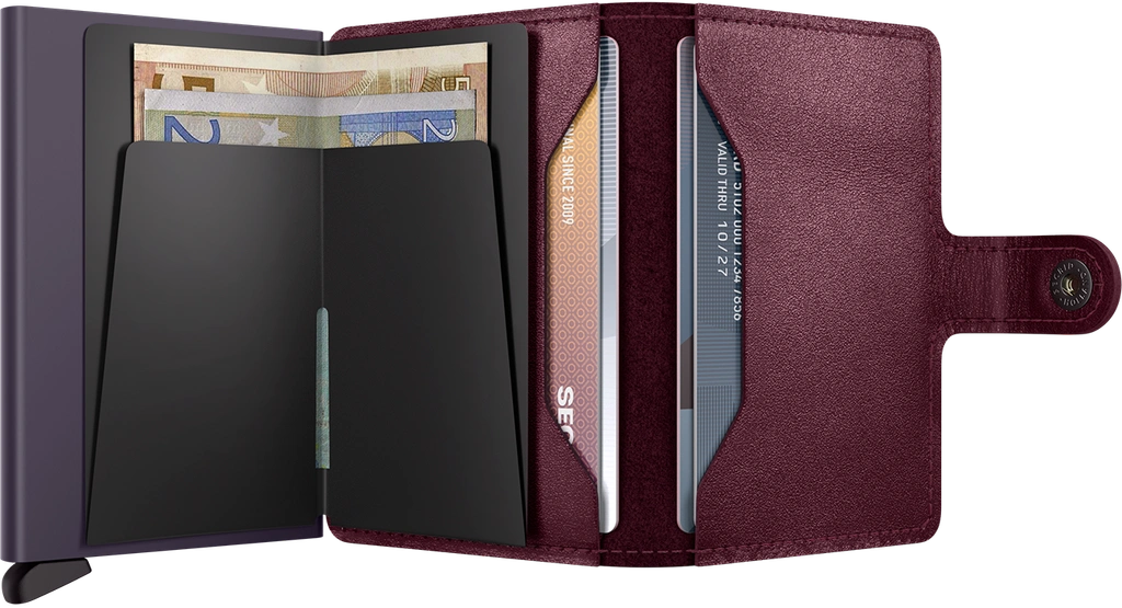 Porte cartes RFID - Miniwallet Original Cranberry