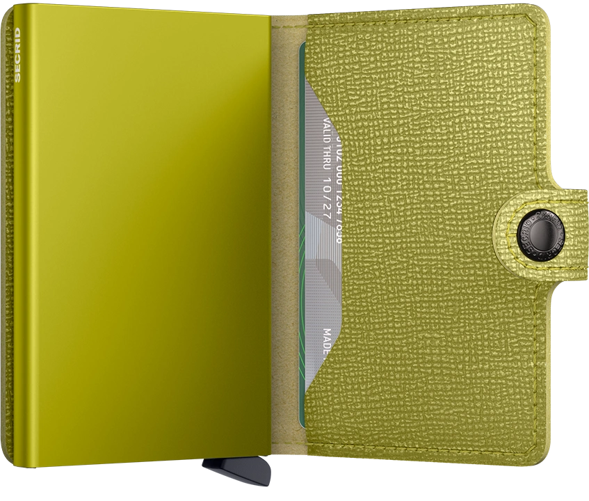 Porte cartes RFID - Miniwallet Crisple Lime