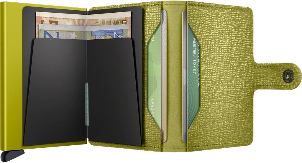 Porte cartes RFID - Miniwallet Crisple Lime