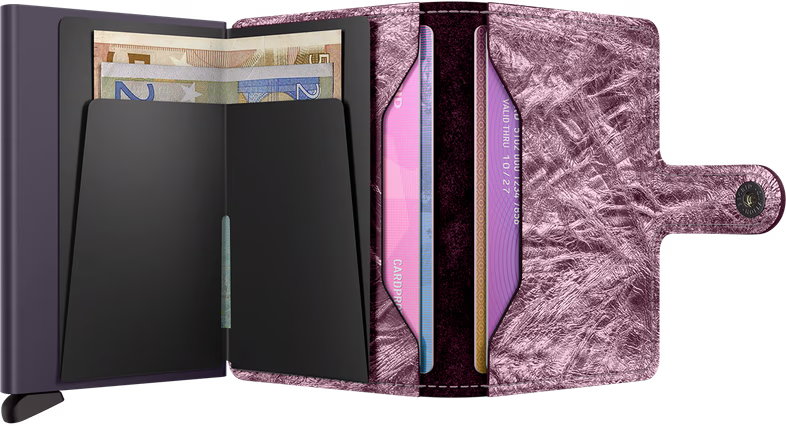 Porte cartes RFID - Miniwallet Crunch Pink