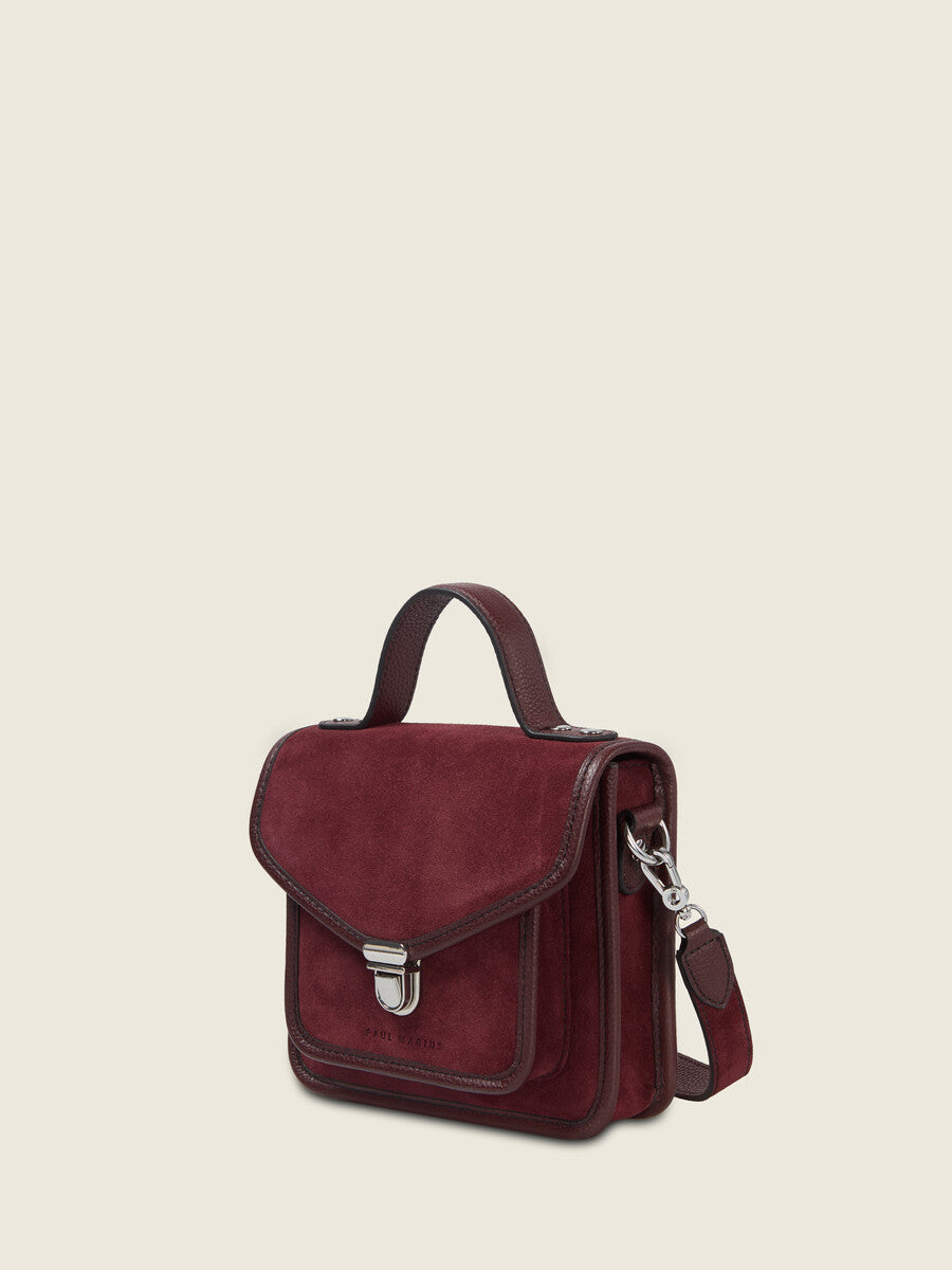 Sac Bandoulière - Mlle George XS - Aubergine Velours