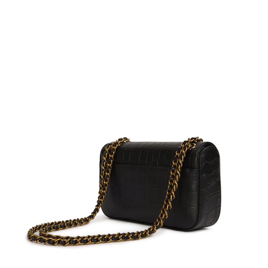 Sac à main - Mini Grace Croco Noir