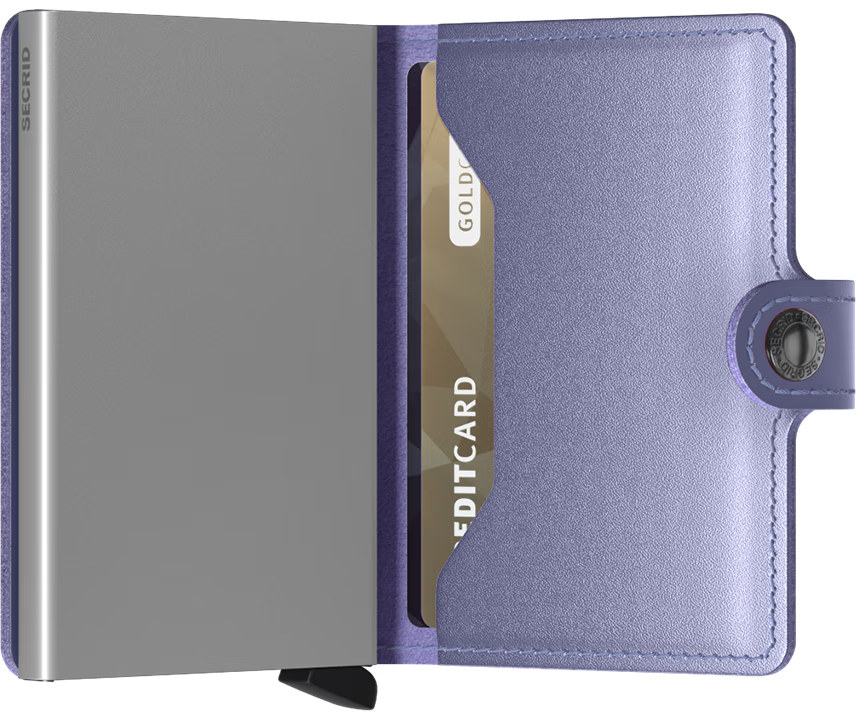 Porte cartes RFID - Miniwallet Metallic Lila