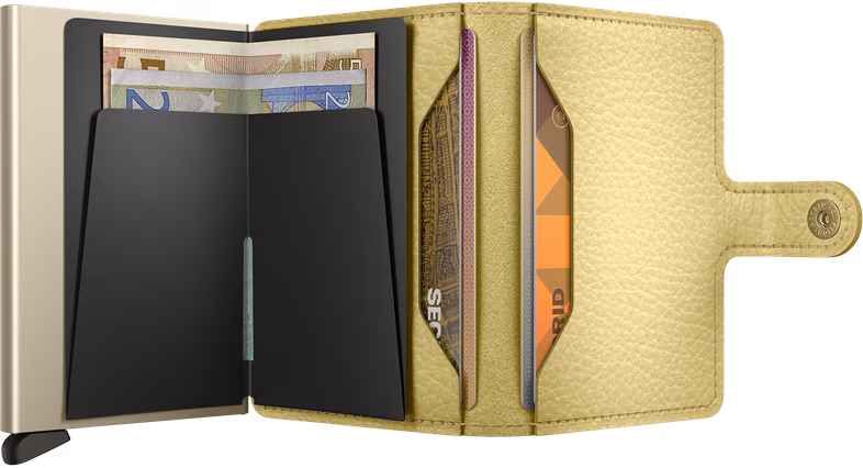 Porte cartes RFID - Miniwallet Pebble Yellow
