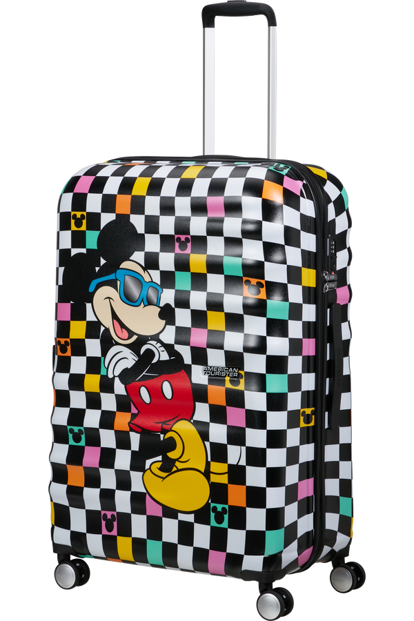 Valise 4 roues- Mickey Check 77cm