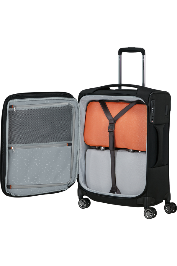 Valise Cabine 4 roues- Re-lite Black 55cm