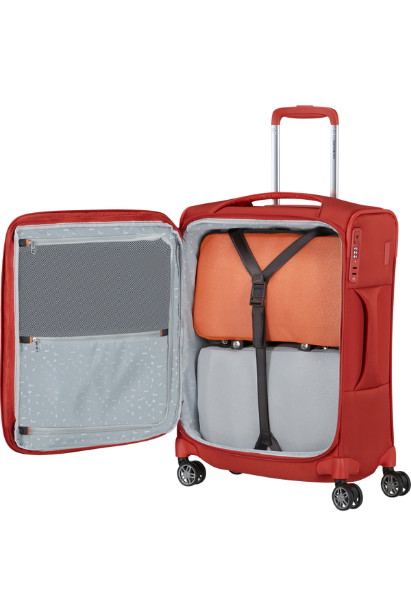 Valise Cabine 4 roues- Re-lite Poppy Red 55cm