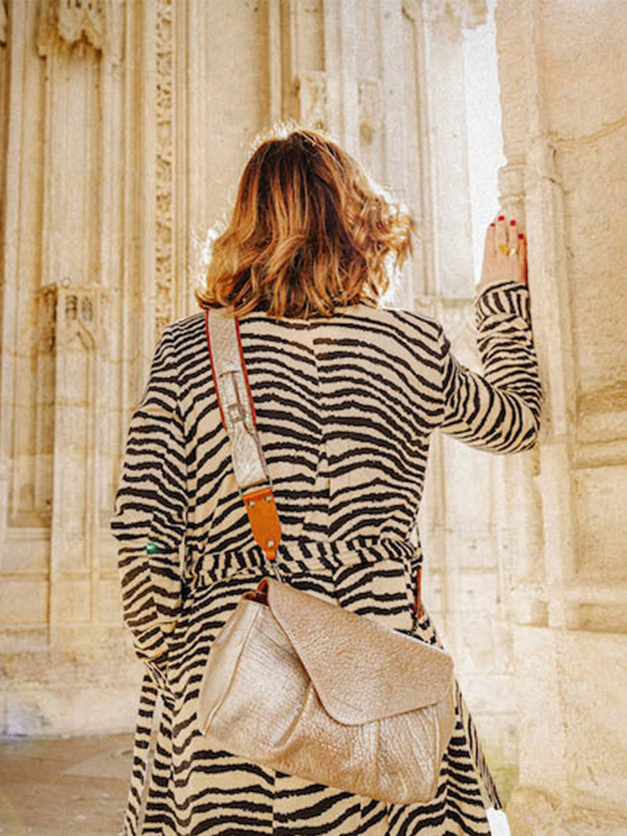 Sac bandoulière - Suzon M - Ambre Argent