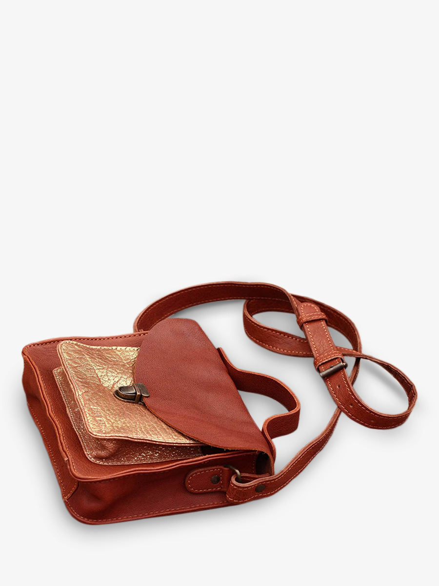 Sac Bandoulière - Mlle George - Naturel Doré