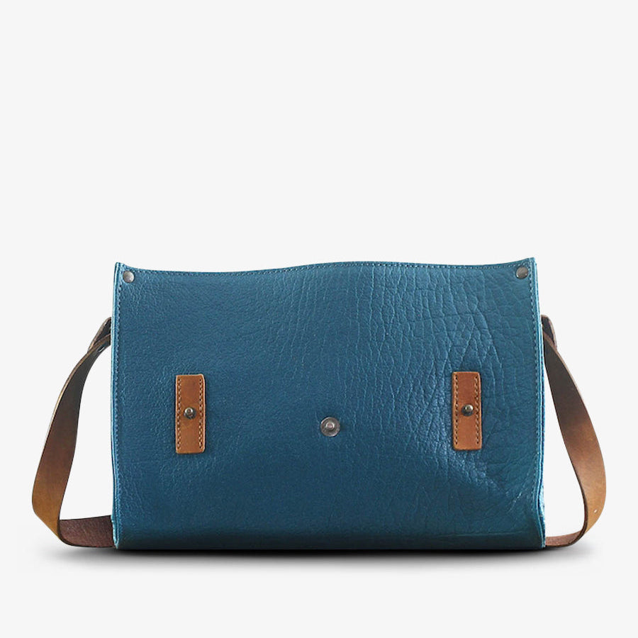 Sac Bandoulière - L'Indispensable - Bleu Piscine