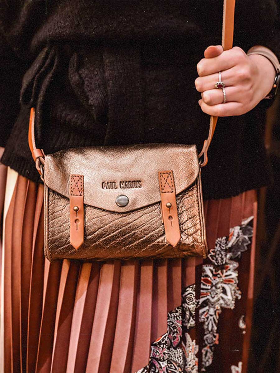 Sac Bandoulière - Le Mini Indispensable - Cuivre