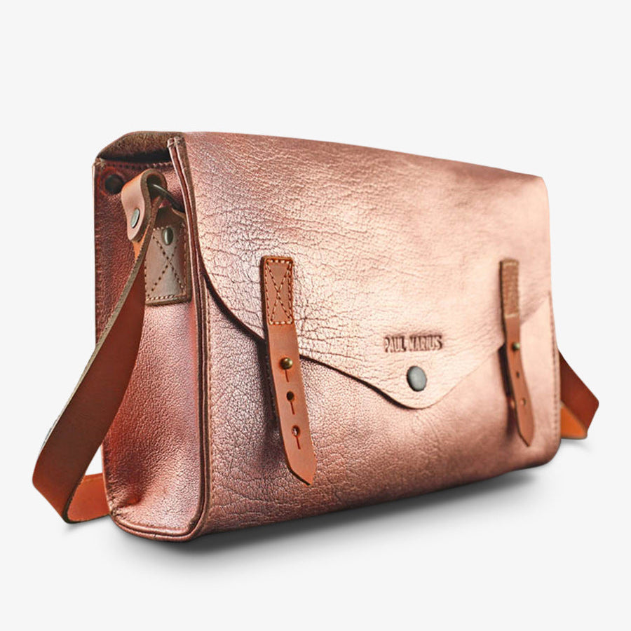 Sac Bandoulière - L'Indispensable - Or Rose