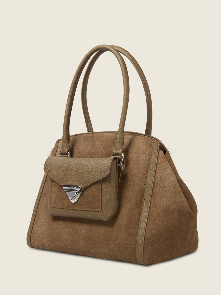 Grand Cabas - LeCaprice - Kaki Velours