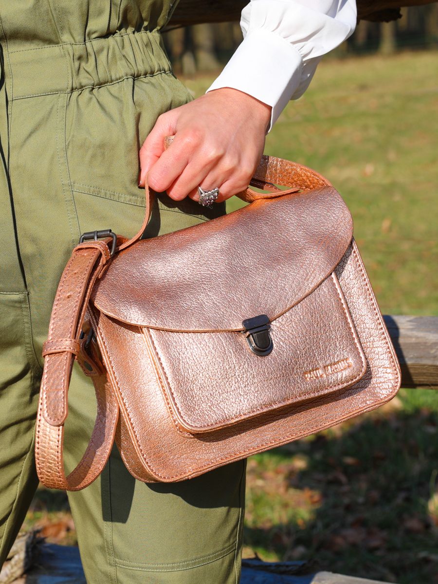 Sac Bandoulière - Mlle George - Or rose